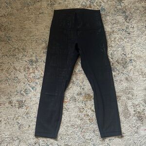 Black High-Waisted Leggings lullemon